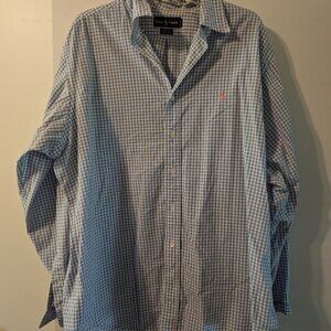 Ralph Lauren XL Long Sleeve Plaid Button-Up